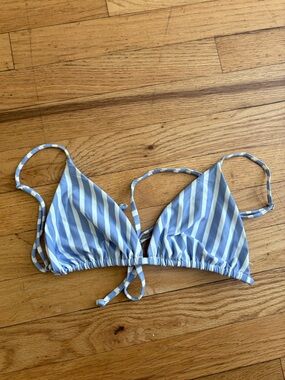 Skin by Same Striped String Bikini Top